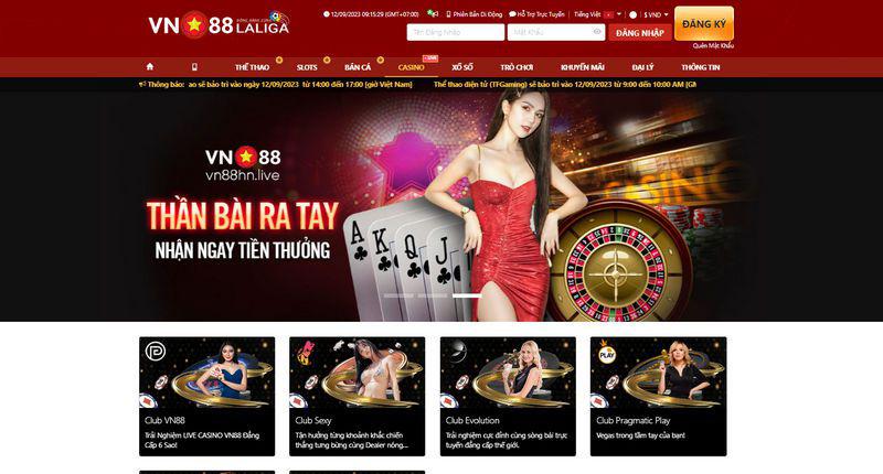 Đánh giá casino trực tuyến VN88: Trải nghiệm chơi đỉnh cao
